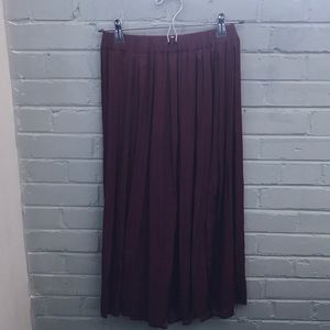 Rust colored H&M midi skirt